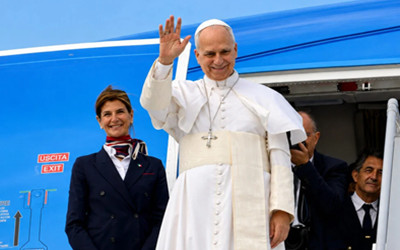 AN AMERICAN POPE AT THE BORDER